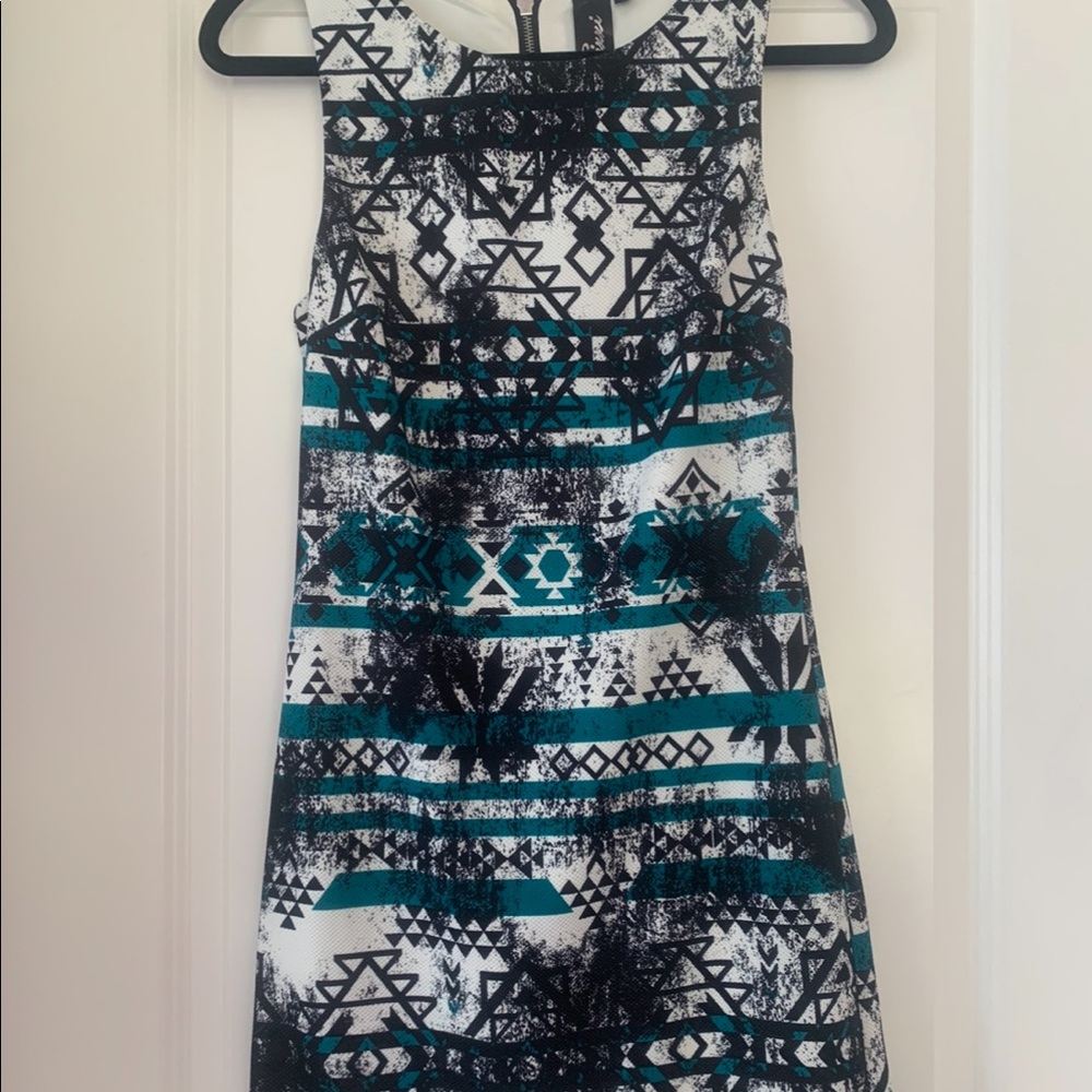 Aztec Print Dress